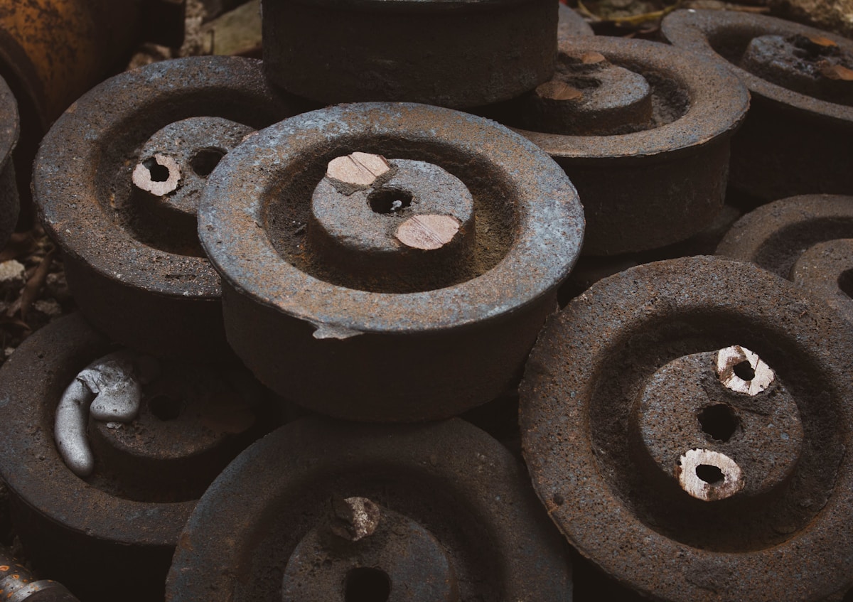 Used tyres and rubber material stream